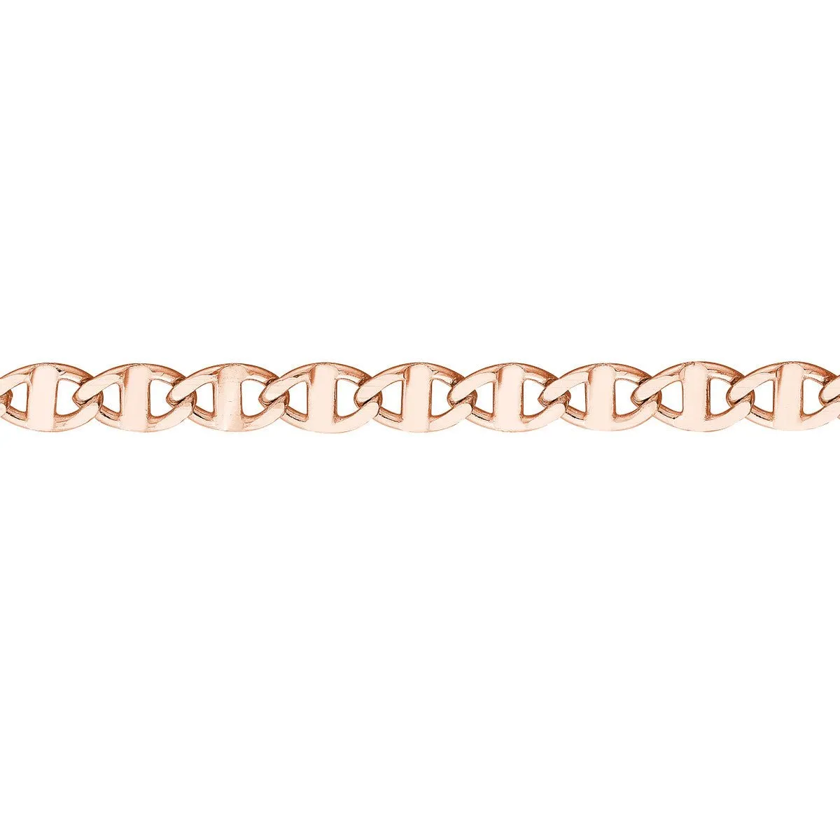 14K Gold Adjustable Flat Mariner Chain Anklet