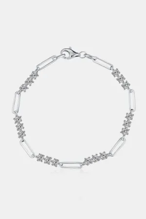 1.8 Carat Moissanite 925 Sterling Silver Bracelet