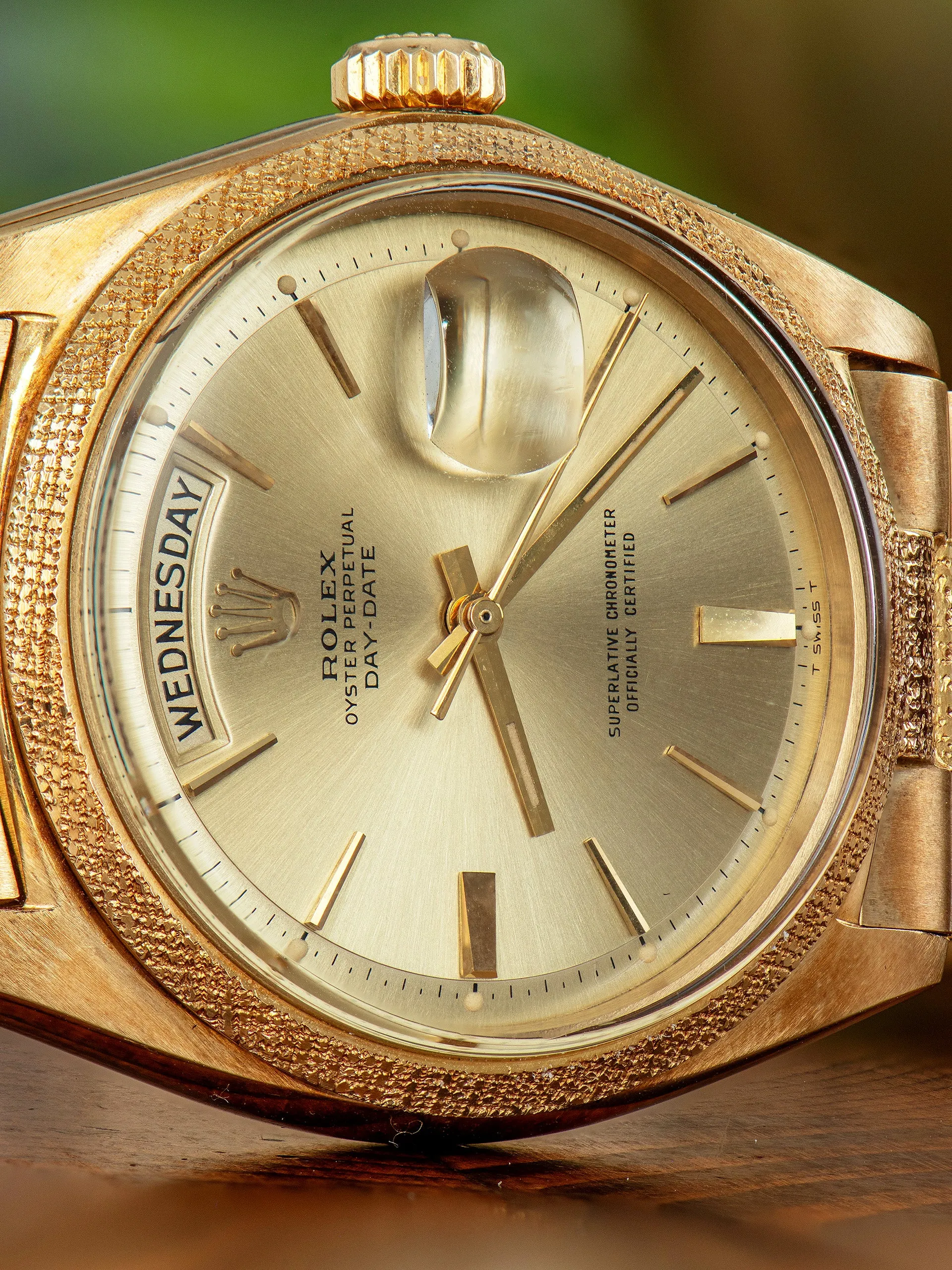 1969 Rolex Day-Date 18K YG "Morellis" (Ref. 1811) Champagne "Doorstop" Dial