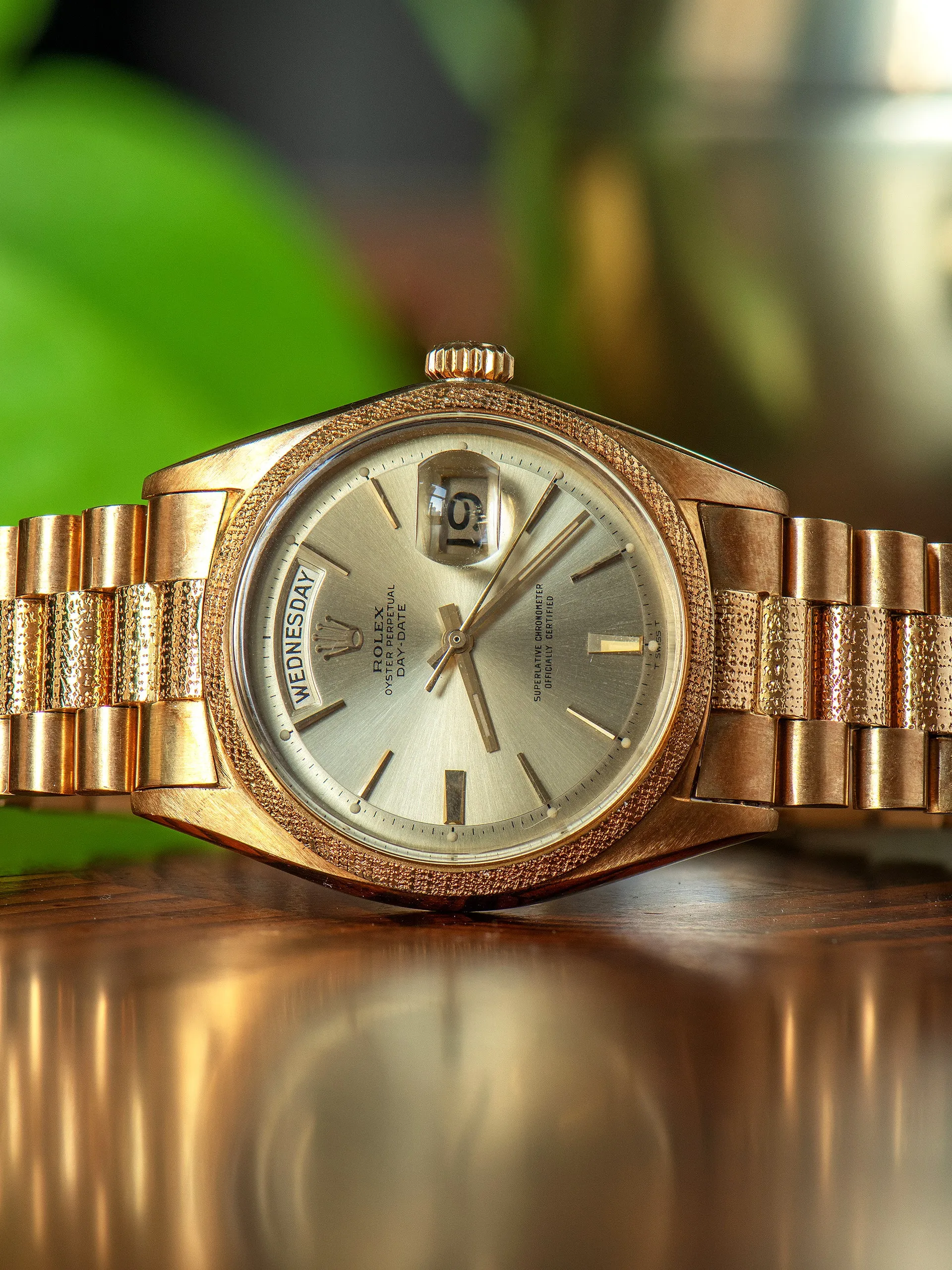 1969 Rolex Day-Date 18K YG "Morellis" (Ref. 1811) Champagne "Doorstop" Dial