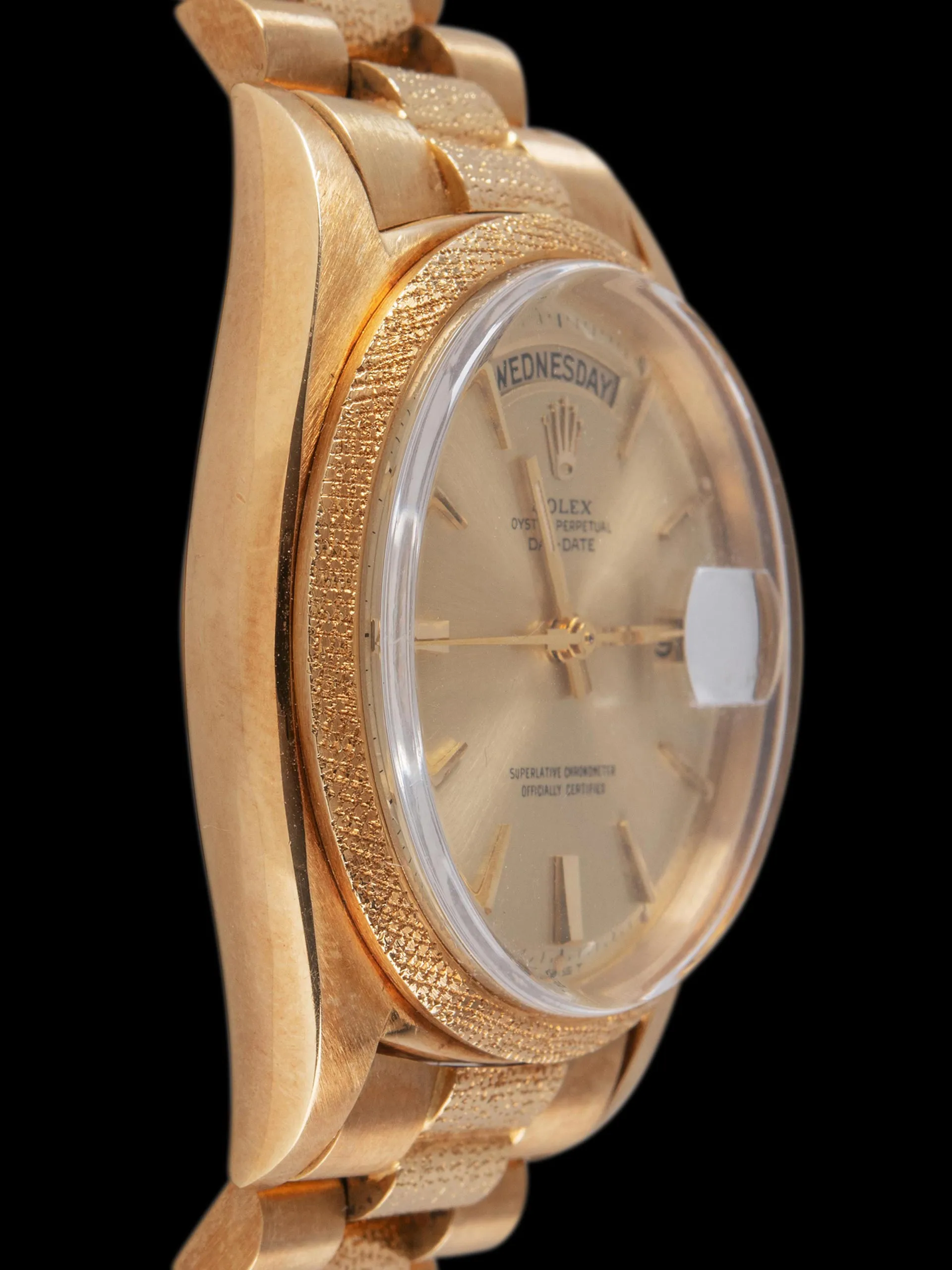 1969 Rolex Day-Date 18K YG "Morellis" (Ref. 1811) Champagne "Doorstop" Dial