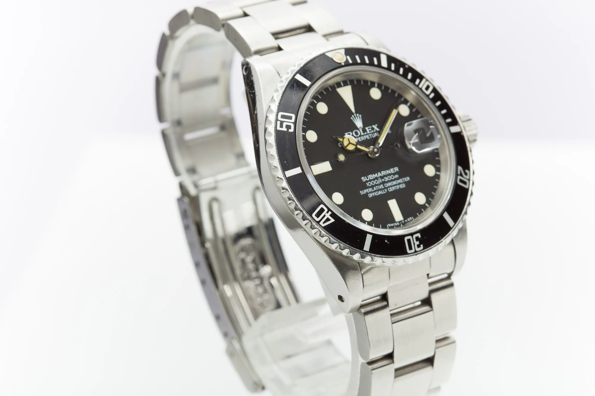 1982 Rolex Submariner Date 16800 with Creamy Tritium Dial & Hands