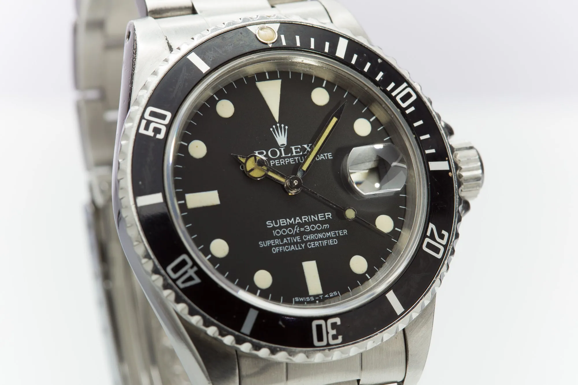 1982 Rolex Submariner Date 16800 with Creamy Tritium Dial & Hands