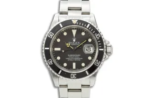 1982 Rolex Submariner Date 16800 with Creamy Tritium Dial & Hands