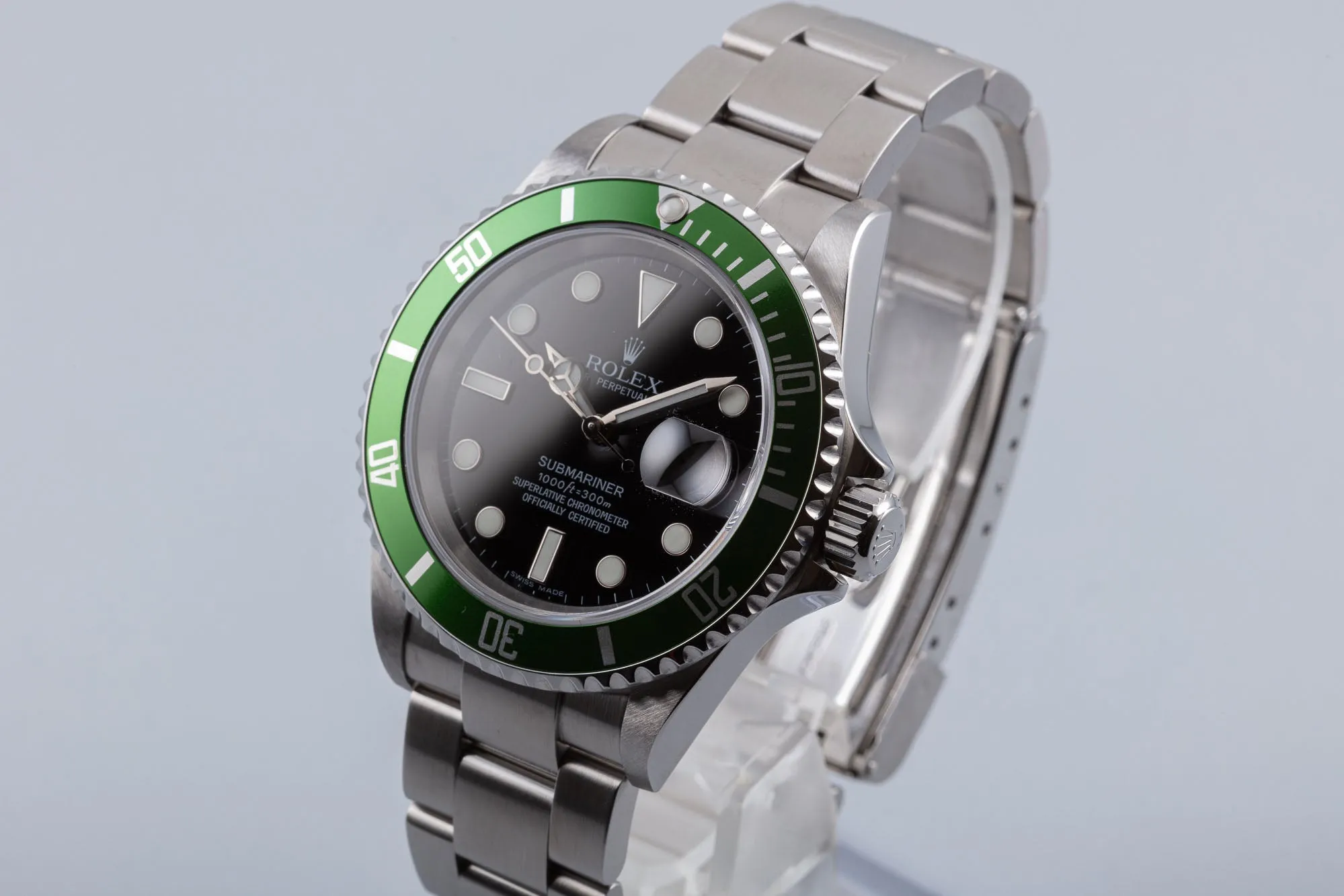 2006 Rolex Green Anniversary Submariner 16610LV