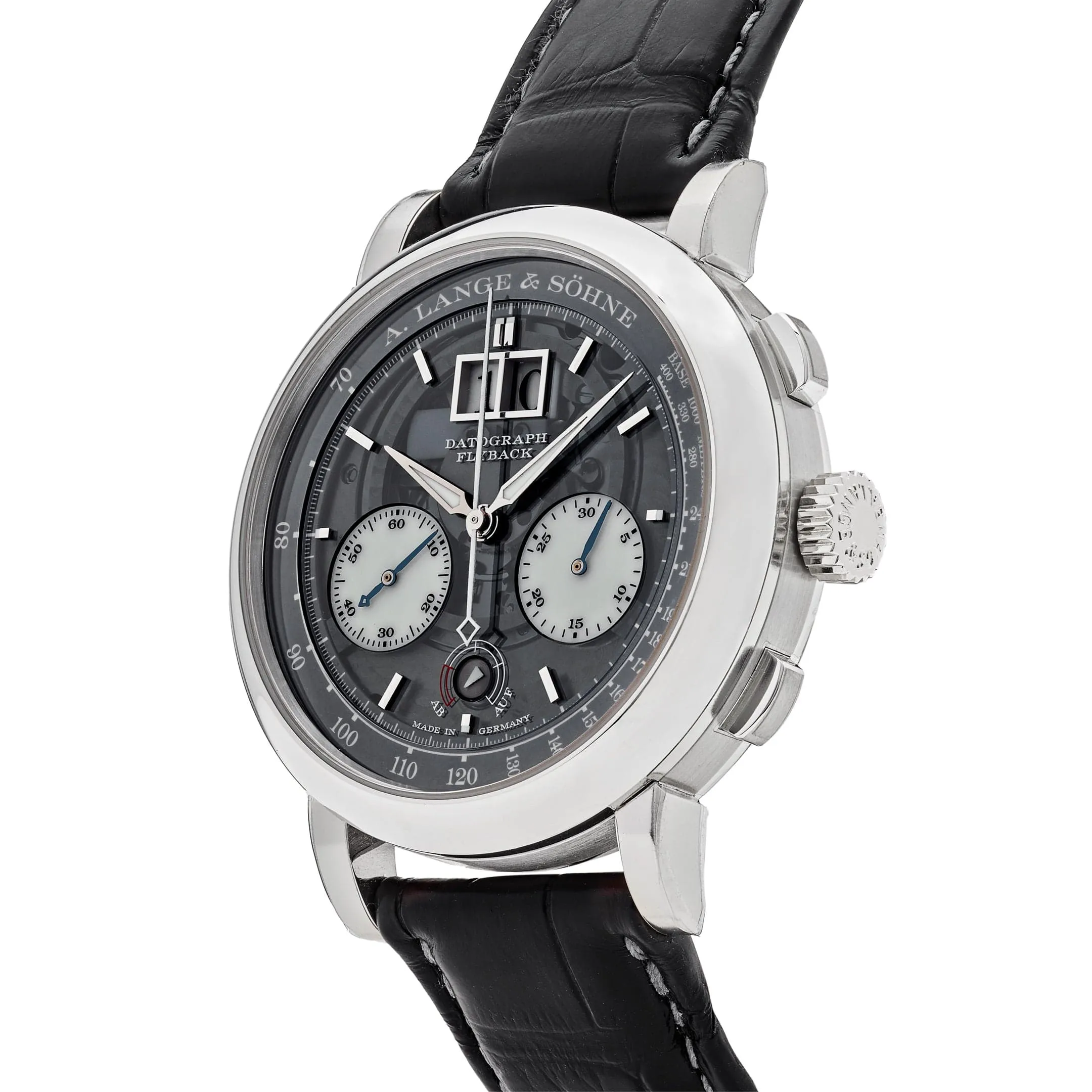 A. Lange & Söhne Datograph 405.034 Up/Down "Lumen" Platinum Black Dial