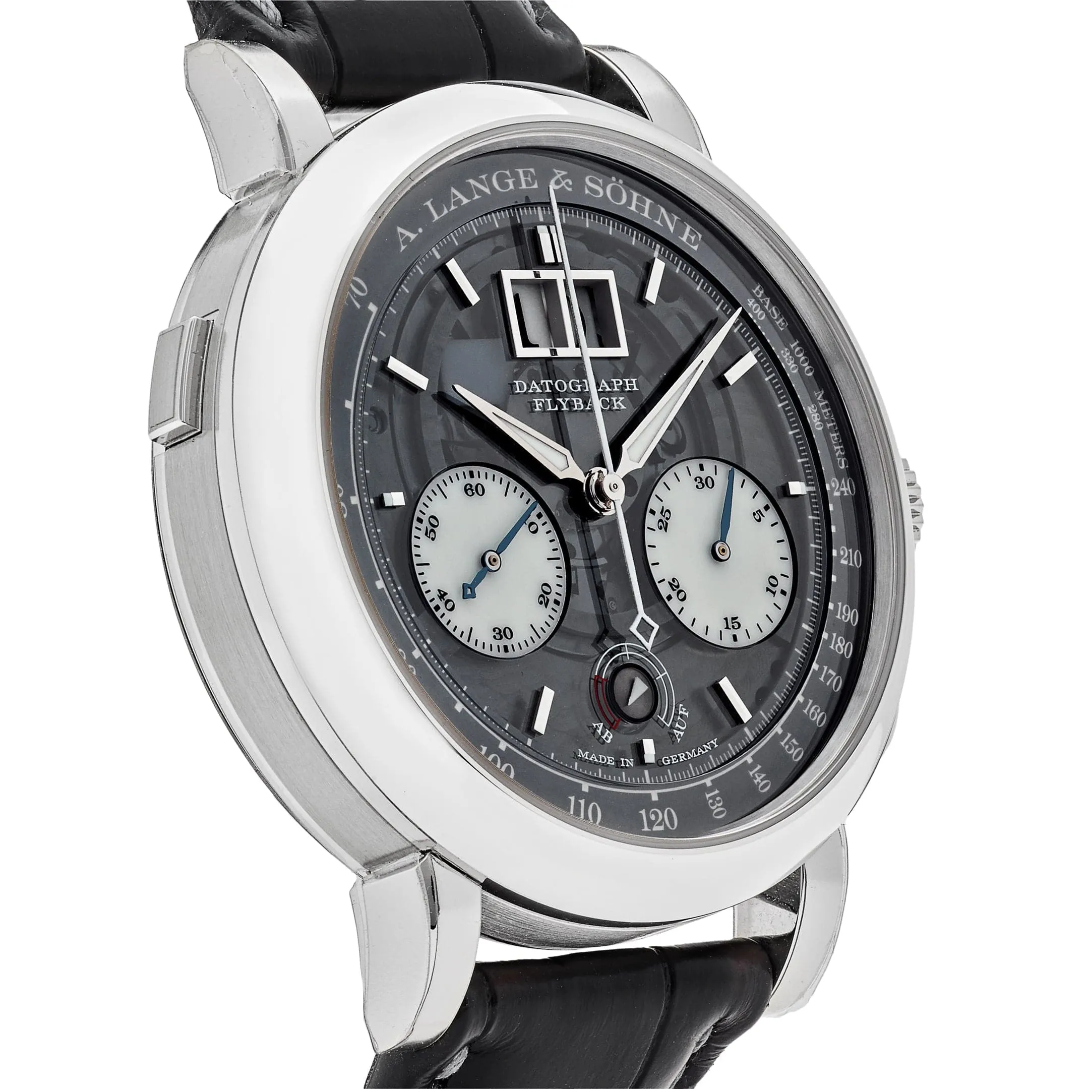 A. Lange & Söhne Datograph 405.034 Up/Down "Lumen" Platinum Black Dial