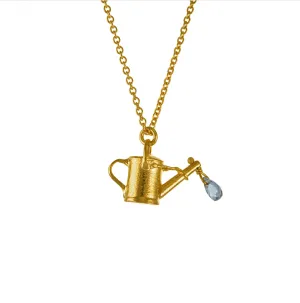 Alex Monroe Gold Watering Can Necklace