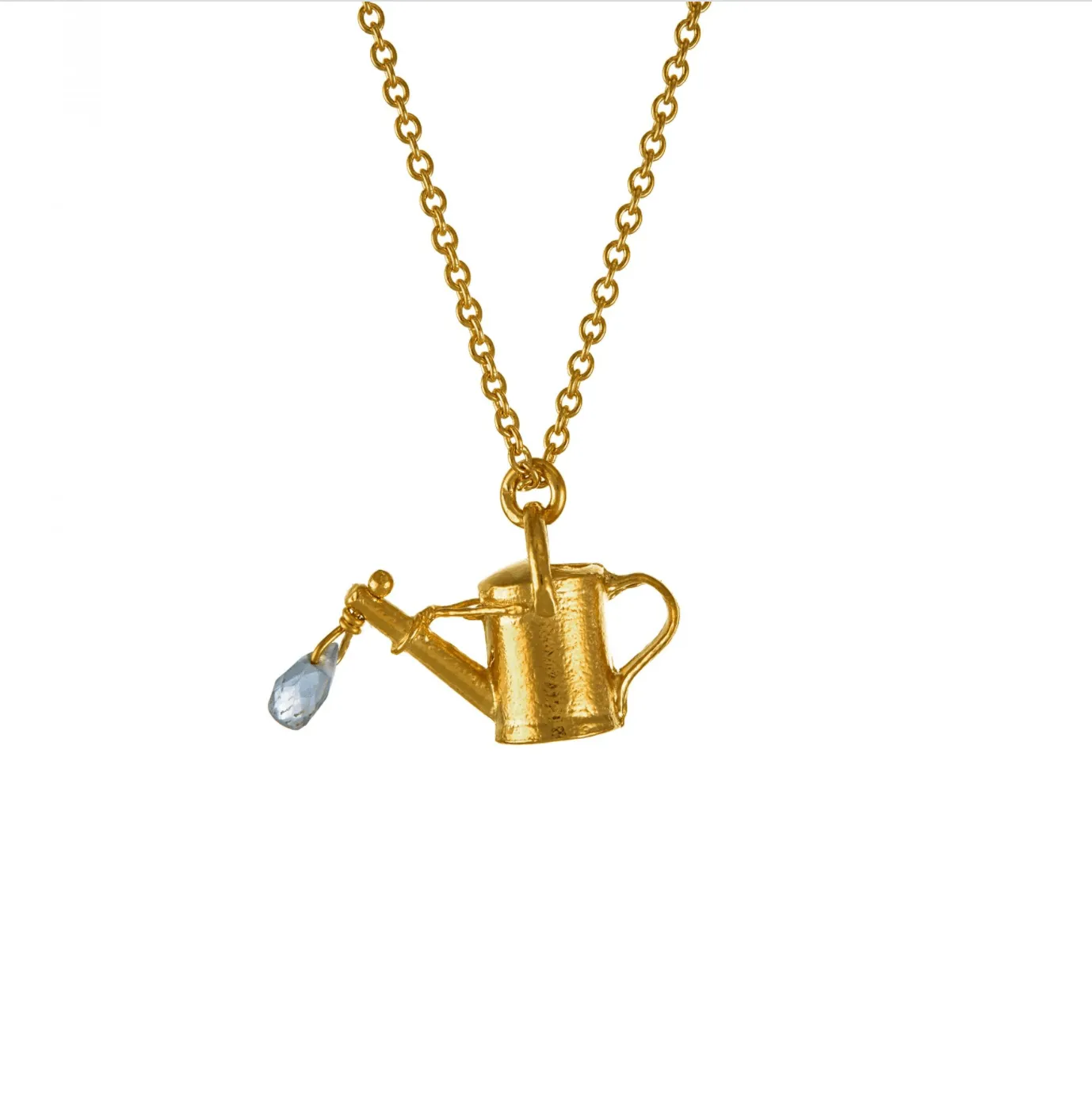 Alex Monroe Gold Watering Can Necklace