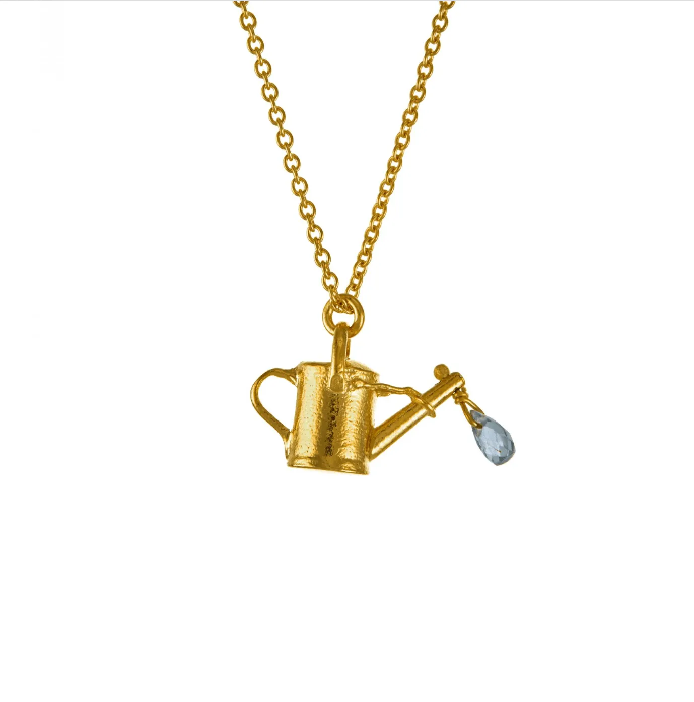 Alex Monroe Gold Watering Can Necklace