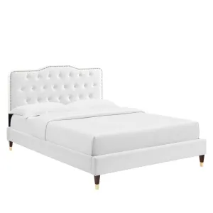 Amber King Platform Bed By Modway - MOD-6785 - White