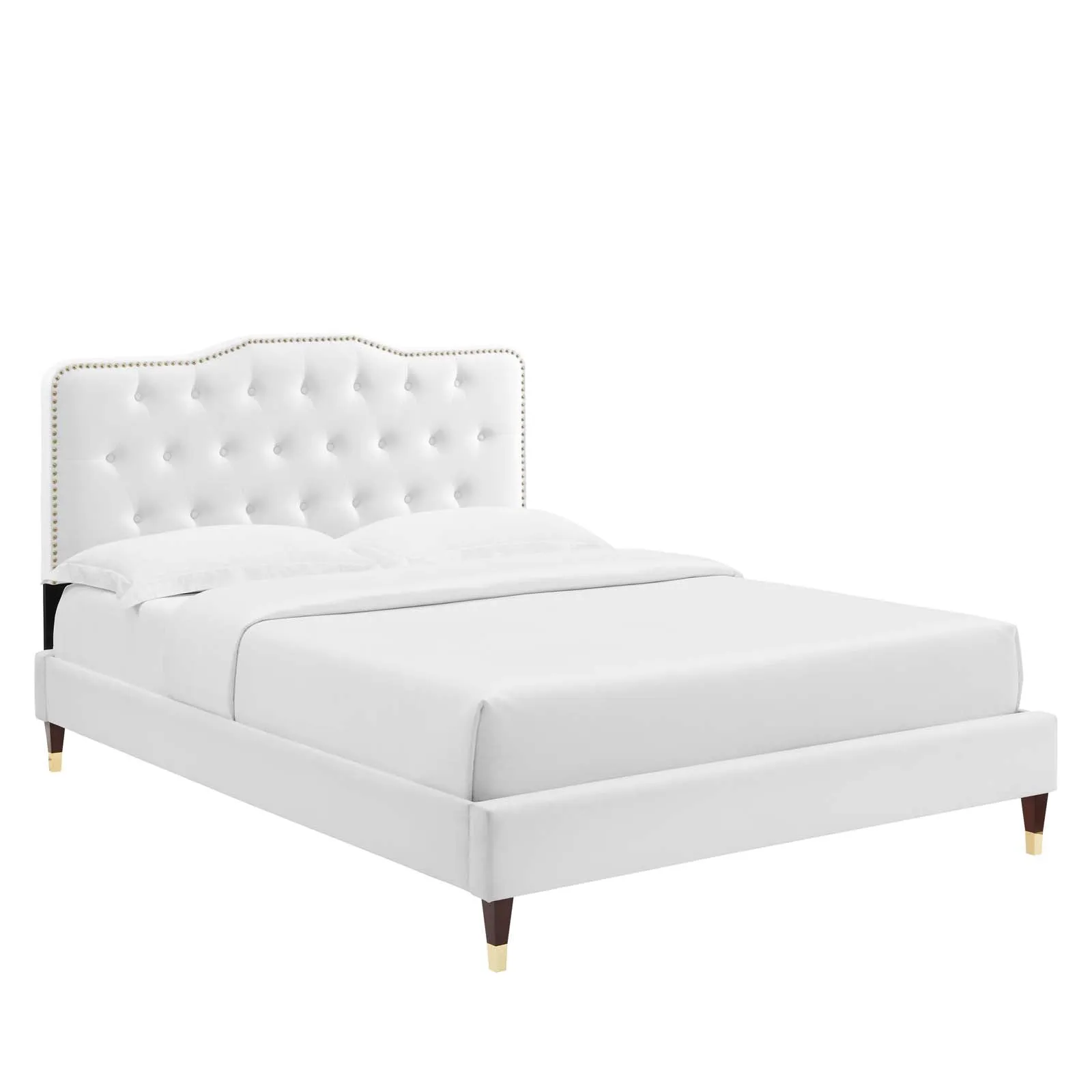 Amber King Platform Bed By Modway - MOD-6785 - White