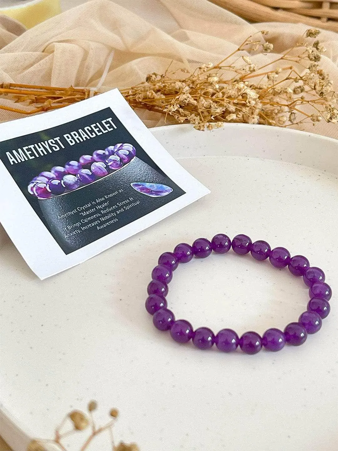 Amethyst Bracelet For Students Education