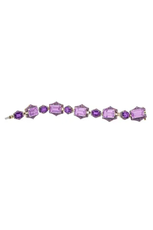 Amethyst Pink Sapphire Bracelet