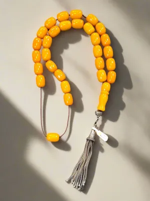 Authentic Amber Komboloi (Amber Rosary) (ROS-39)