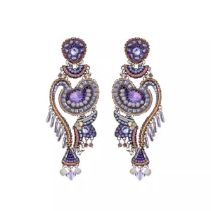 Ayala Bar Plum Blossom Dilber Chandelier Earrings