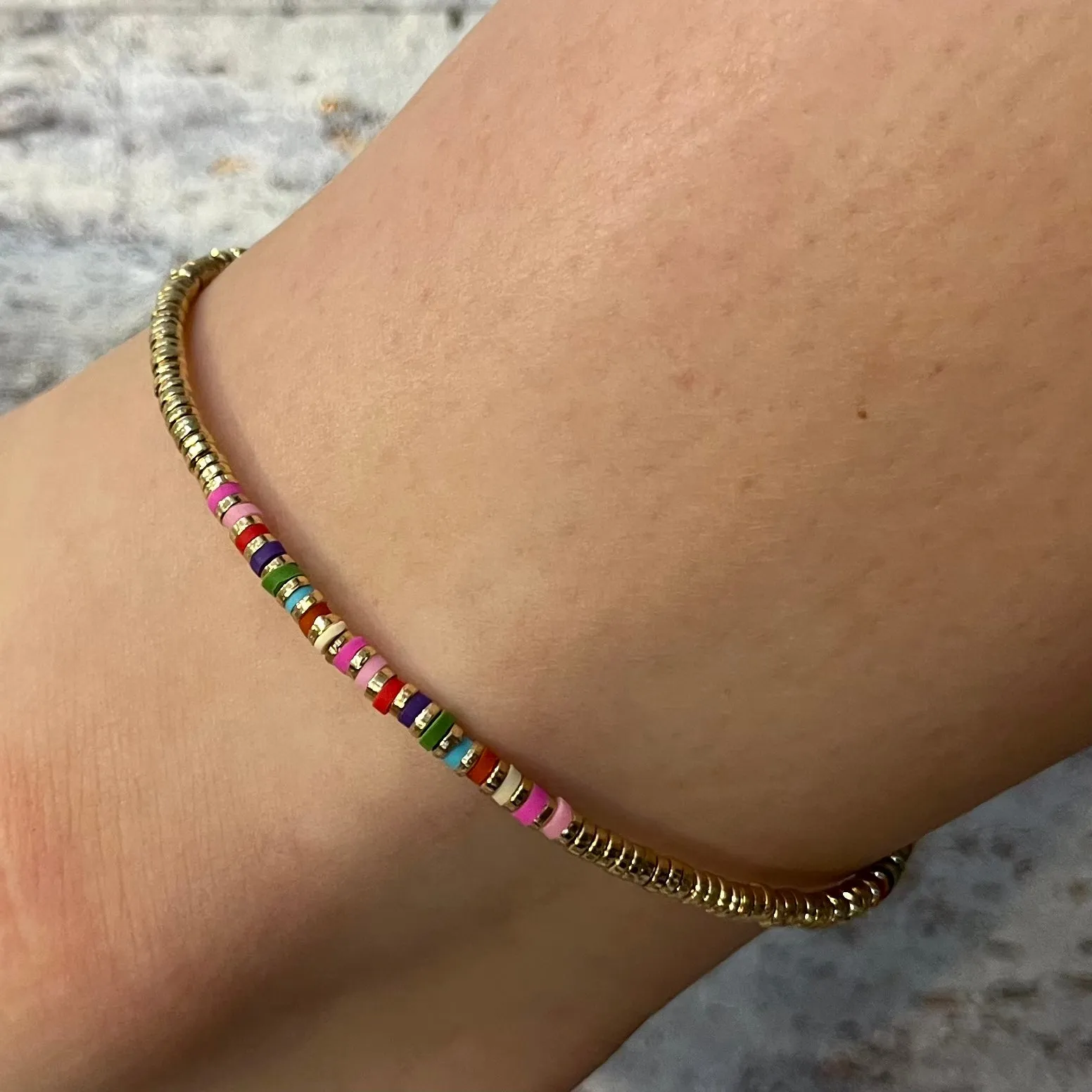 Beach Side Beaded Anklet