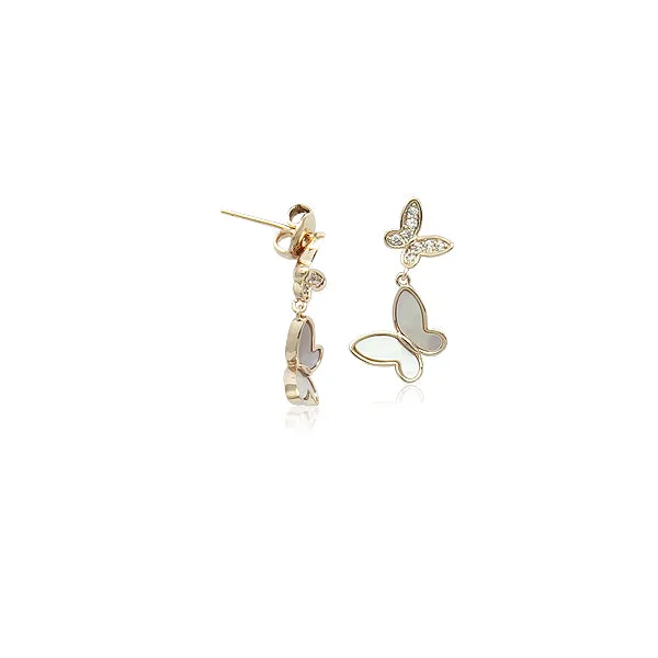 Butterfly Mother of Pearl Earrings