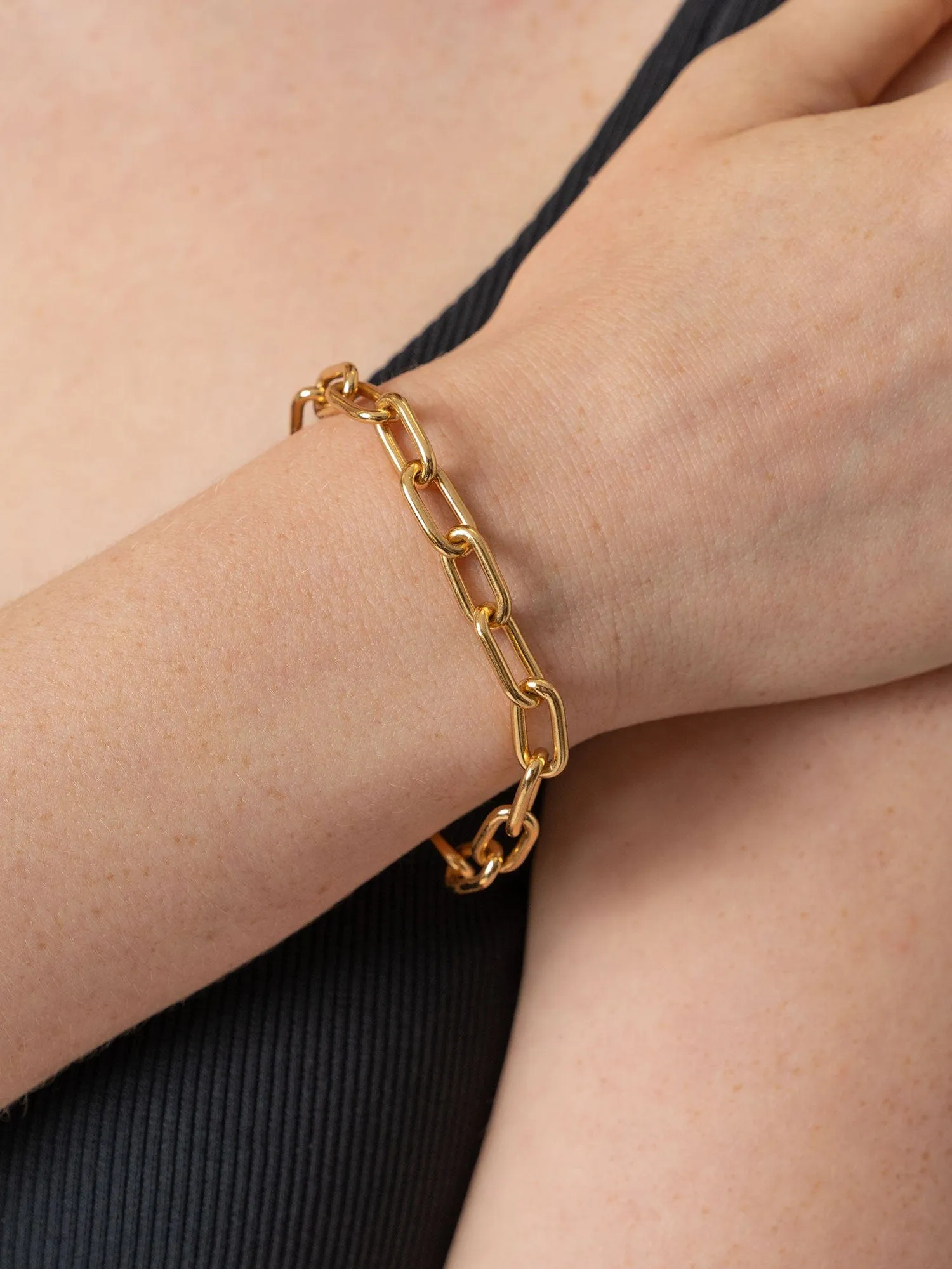 Cable Chain Bracelet - Gold