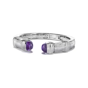 Cassandre Large Bracelet with Amethyst