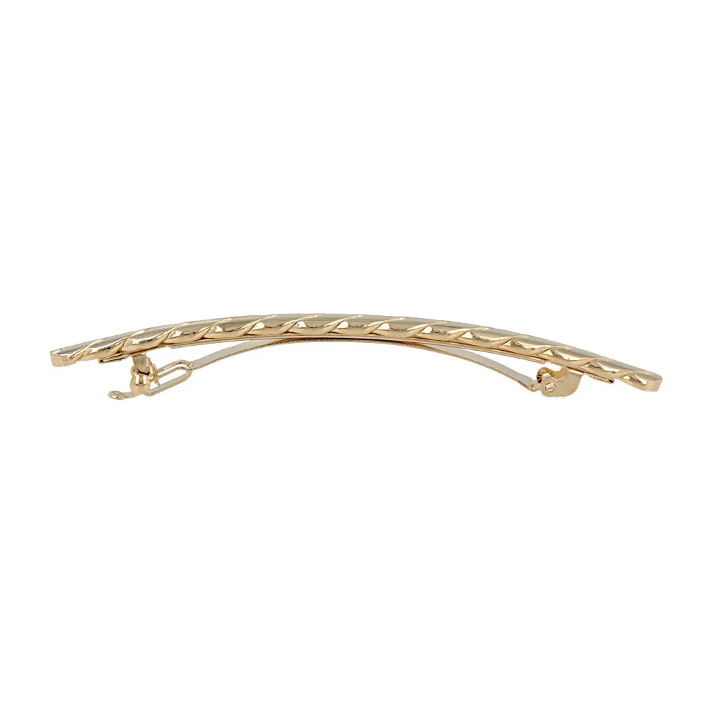 Chain Slim Rectangle Barrette