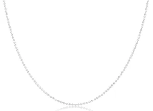 Choker Classic Beaded Chain - Sterling