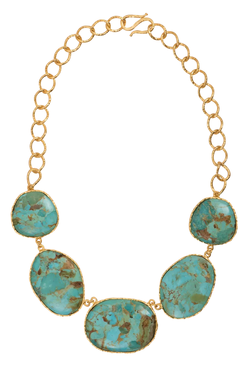 Christina Greene Turquoise Statement Necklace