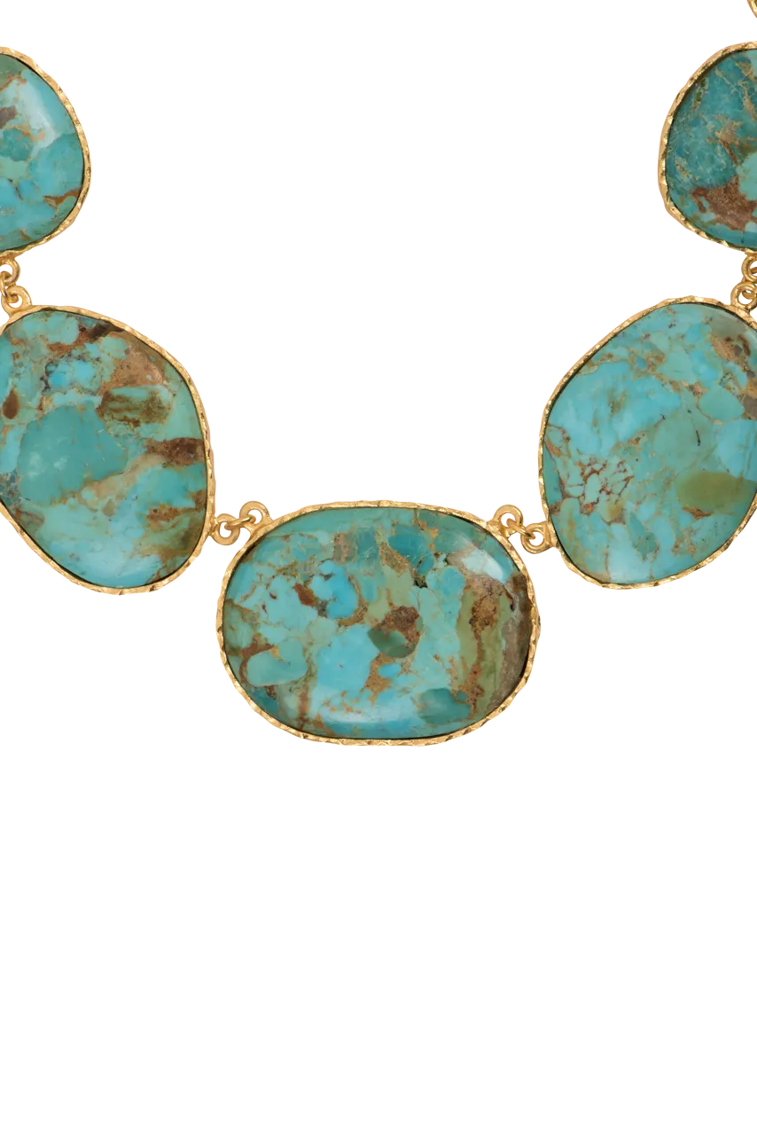 Christina Greene Turquoise Statement Necklace