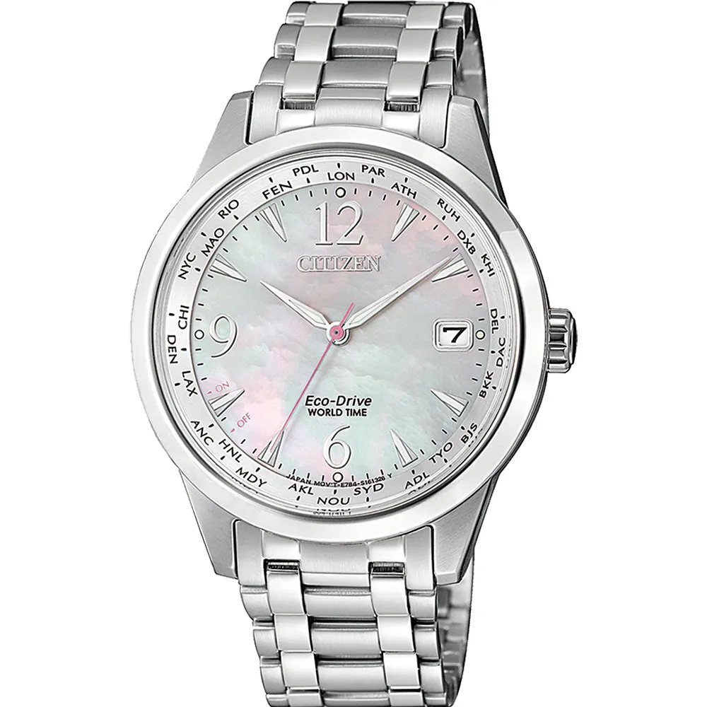 Citizen FC8001-87D Silver Stainless Steel Womens Watch