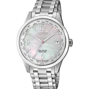 Citizen FC8001-87D Silver Stainless Steel Womens Watch