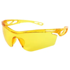 CL414 MCR Safety Checklite CL4 Series Safety Glasses, Amber Lens