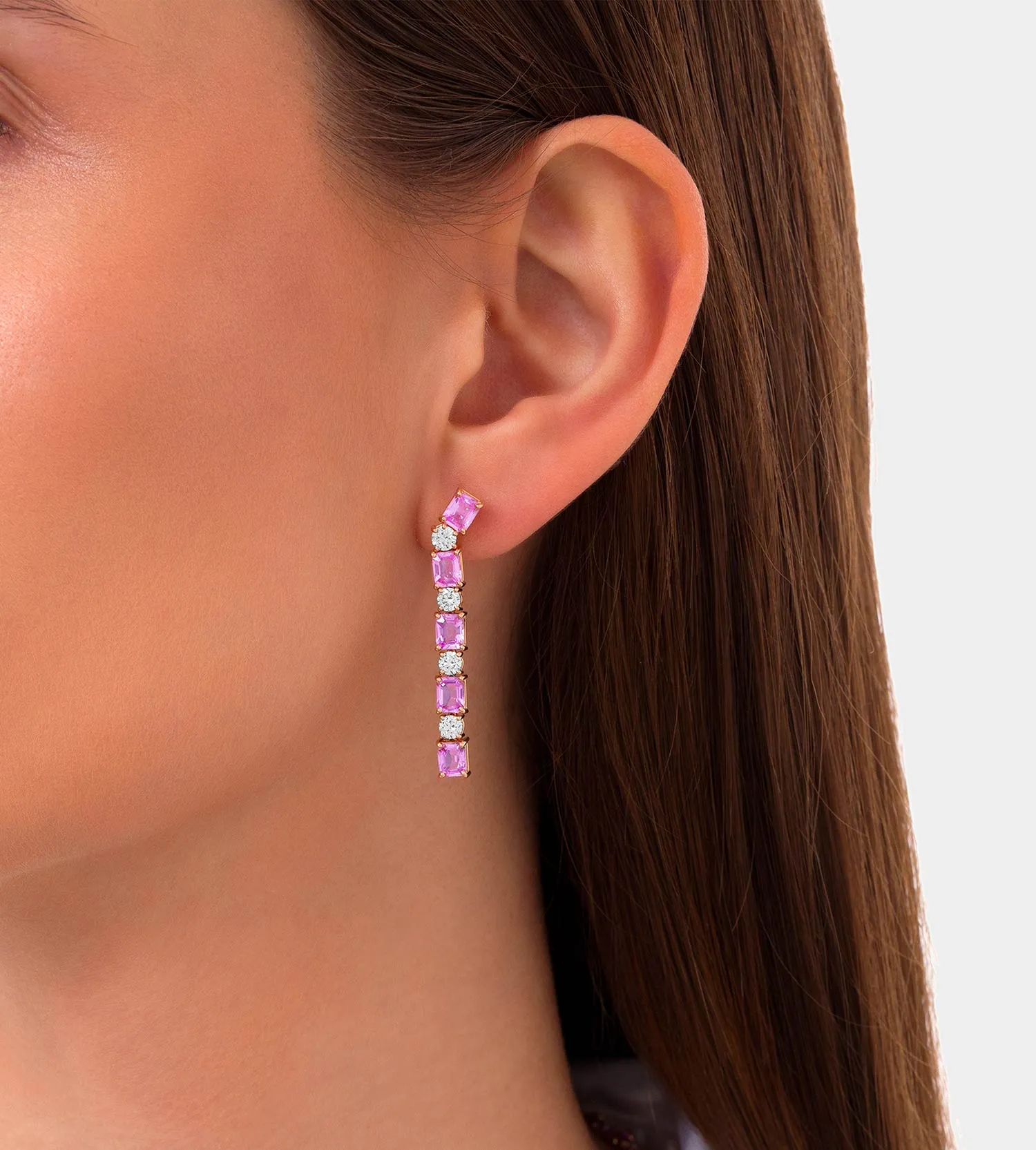 Classix pink earrings