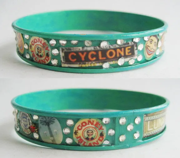 Coney Island Brooklyn NY Souvenir Bangle Bracelet