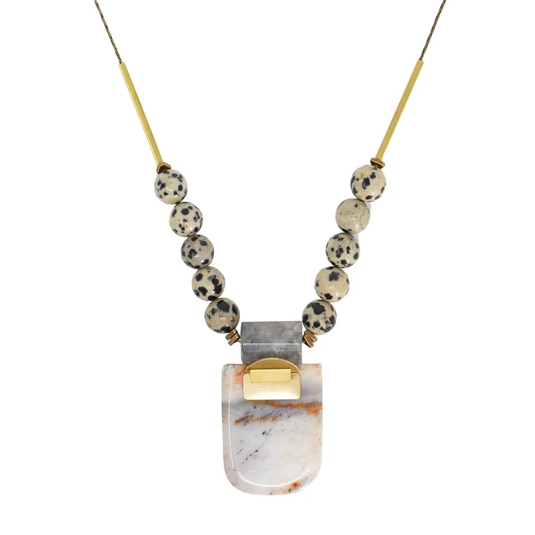 Dalmatian Jasper Necklace