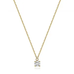 Diamond Jewellery 9ct Gold Diamond Necklace with 0.14CT ND134