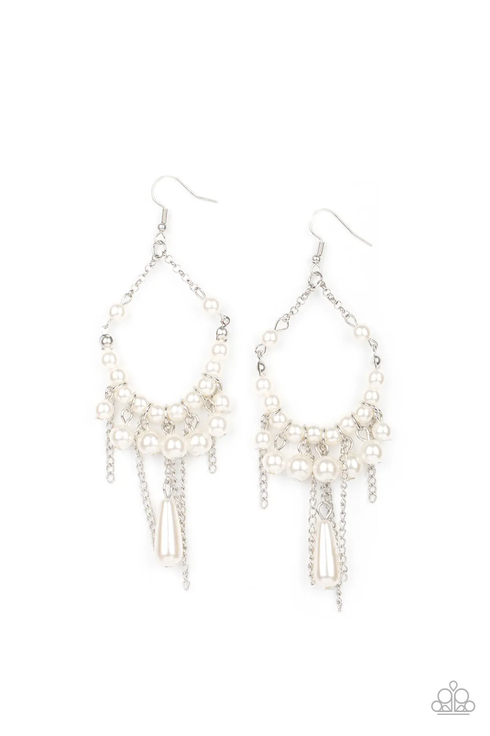 Earrings Party Planner Posh - White FINAL