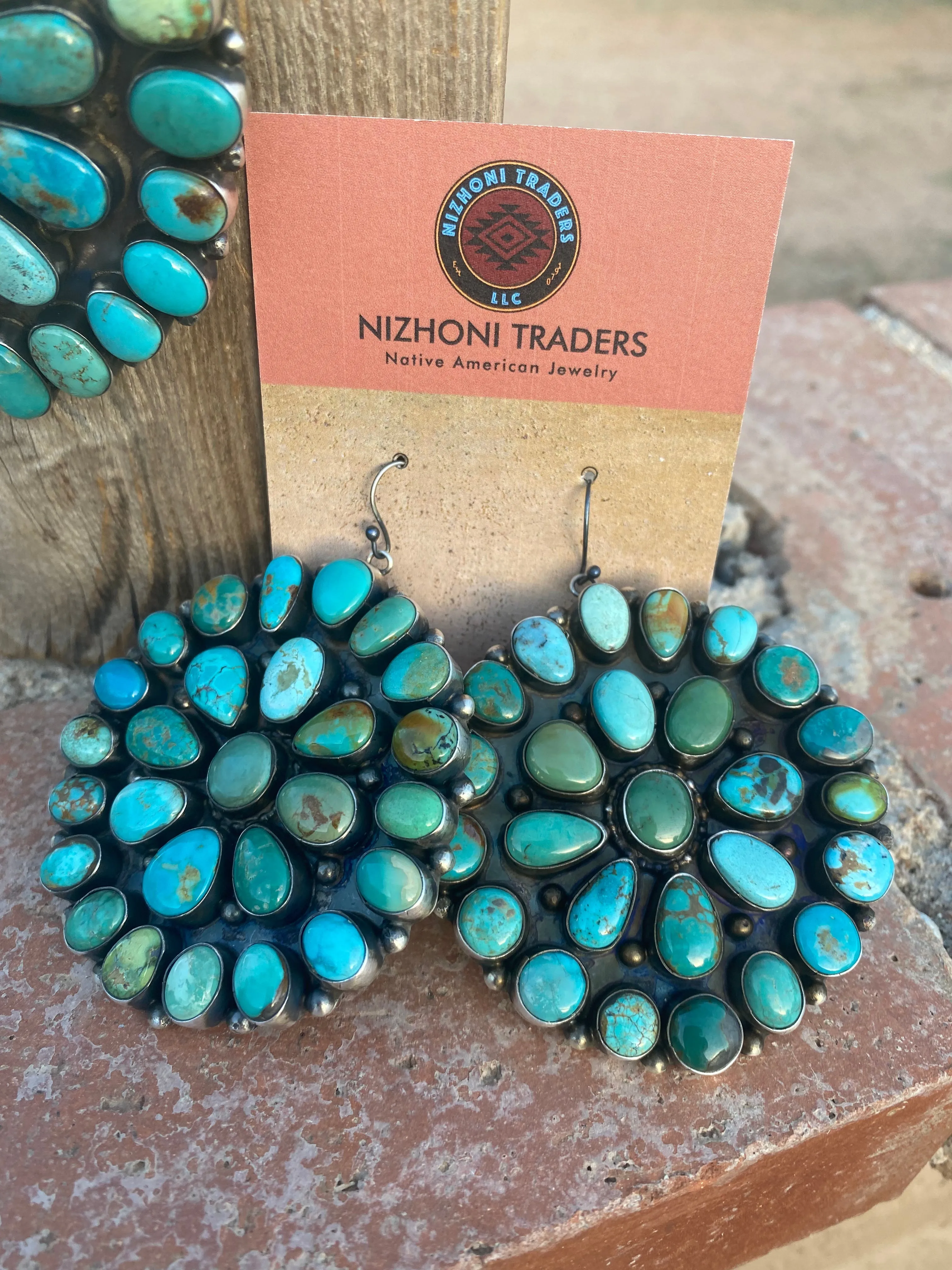 Ella Peters Royston Turquoise Statement Necklace Set