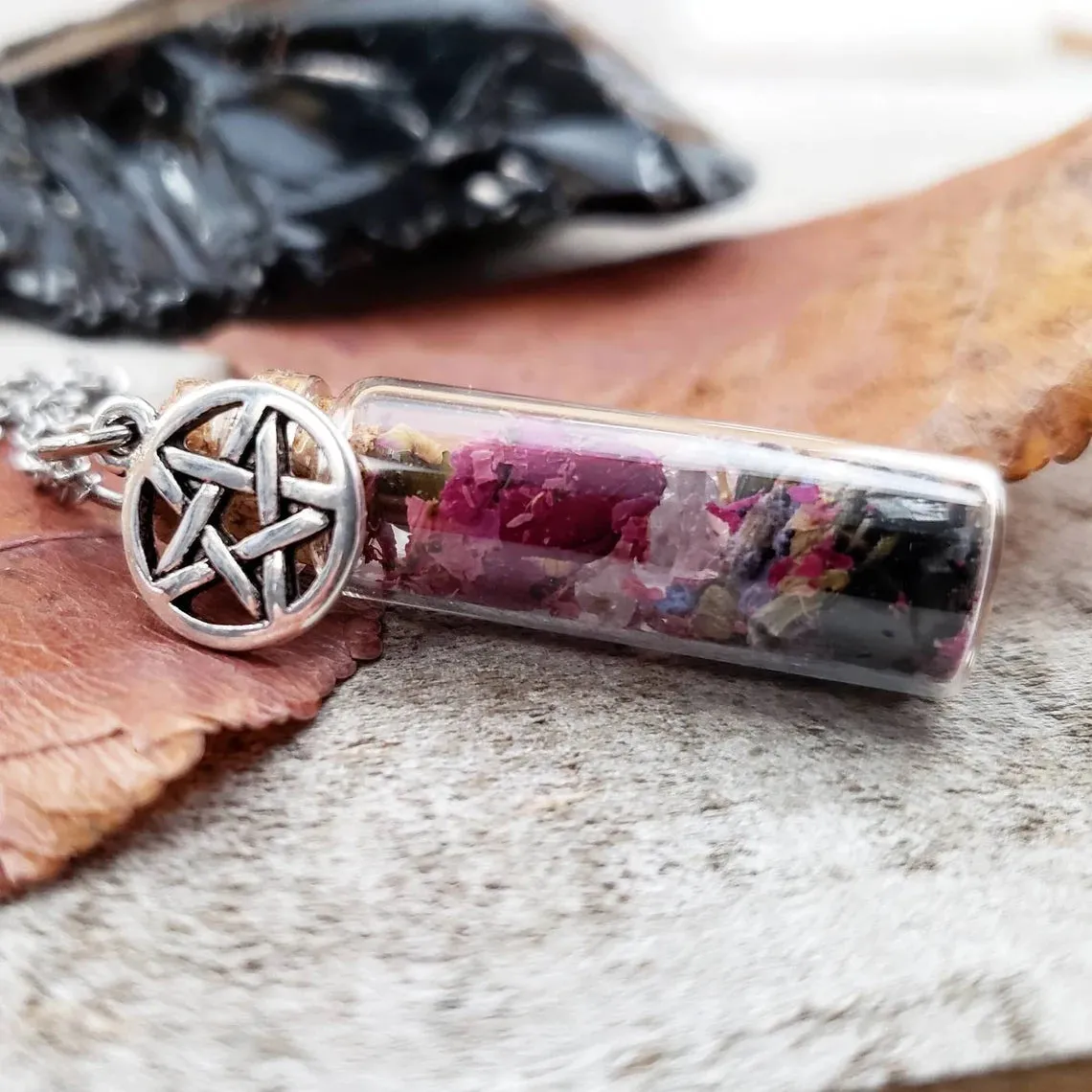 Empath intention spell necklace