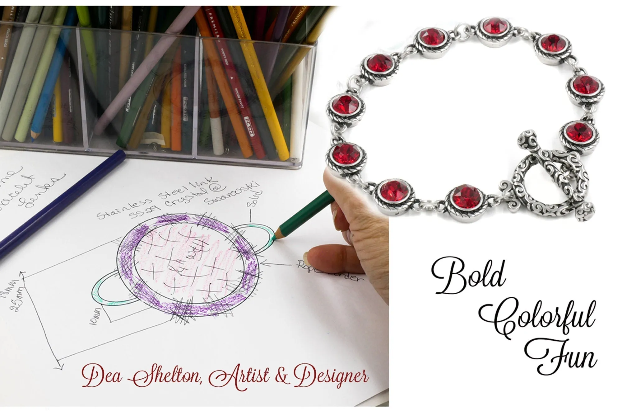 Engraved February Birthstone Bracelet