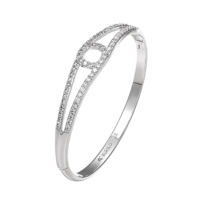 European and American cross-border supply, simple geometric jewelry, fashionable personality, platinum-plated