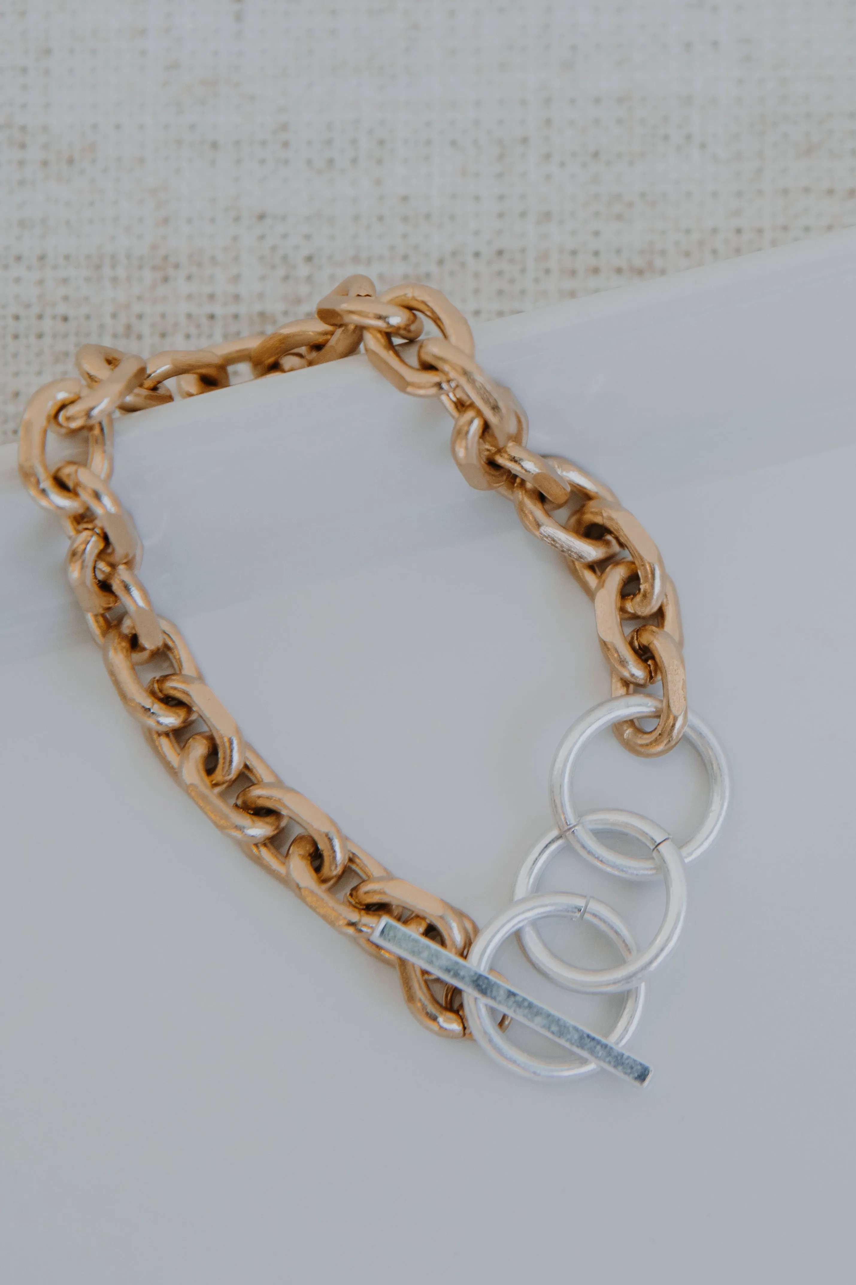 FINAL SALE - Bailey Gold Chain Bracelet