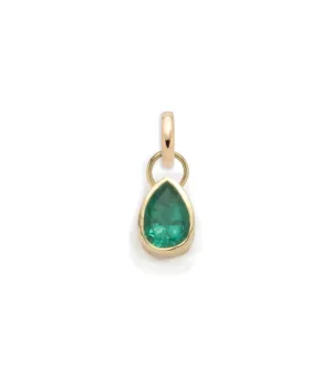 Forever & Always a Pair - Love : 2ct Gemstone Pear Pendant with Oval Push Gate