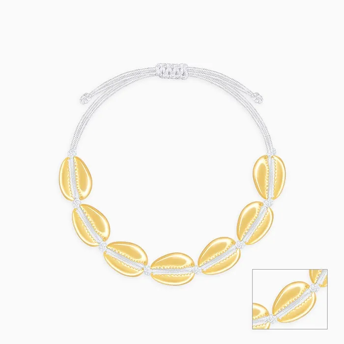 Golden Precious Cowry Anklet