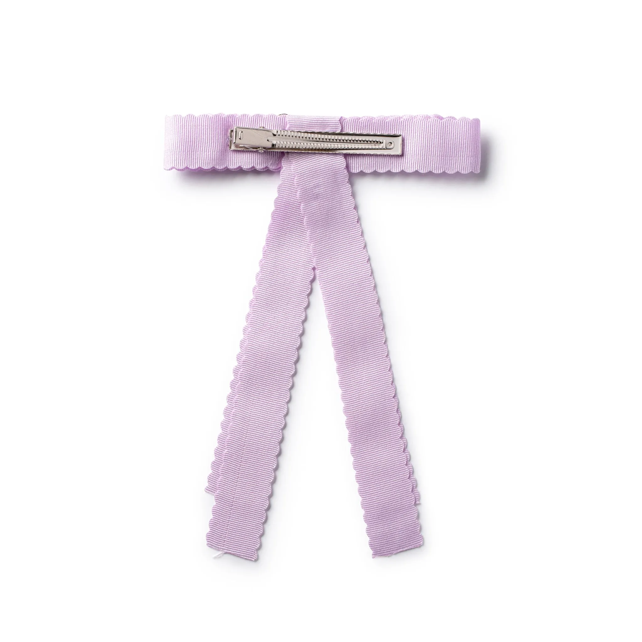 Halo Luxe Ava Scalloped Long Tailed Clip - Lavender