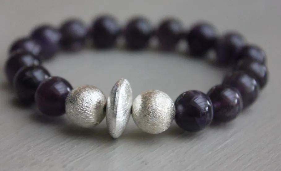 Hand-made Semi Precious Stone Stacking Bracelet