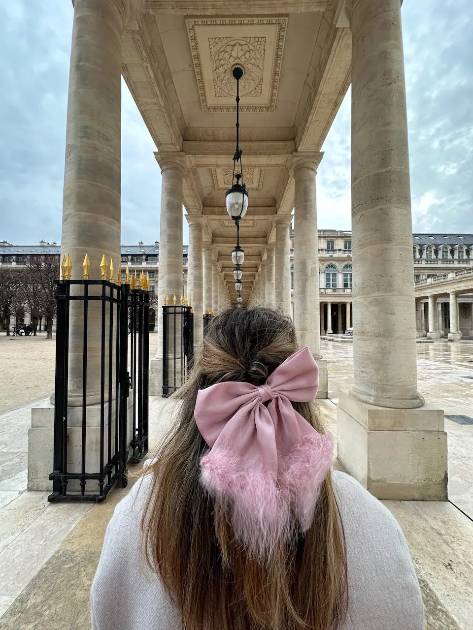 Handmade Feathers Bow Hair Clip