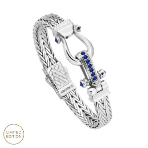 Iconic Sapphire Woven Bangle