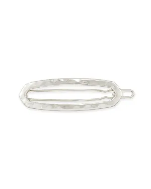 Kendra Scott Zorte Small Hair Clip - Rhodium Metal