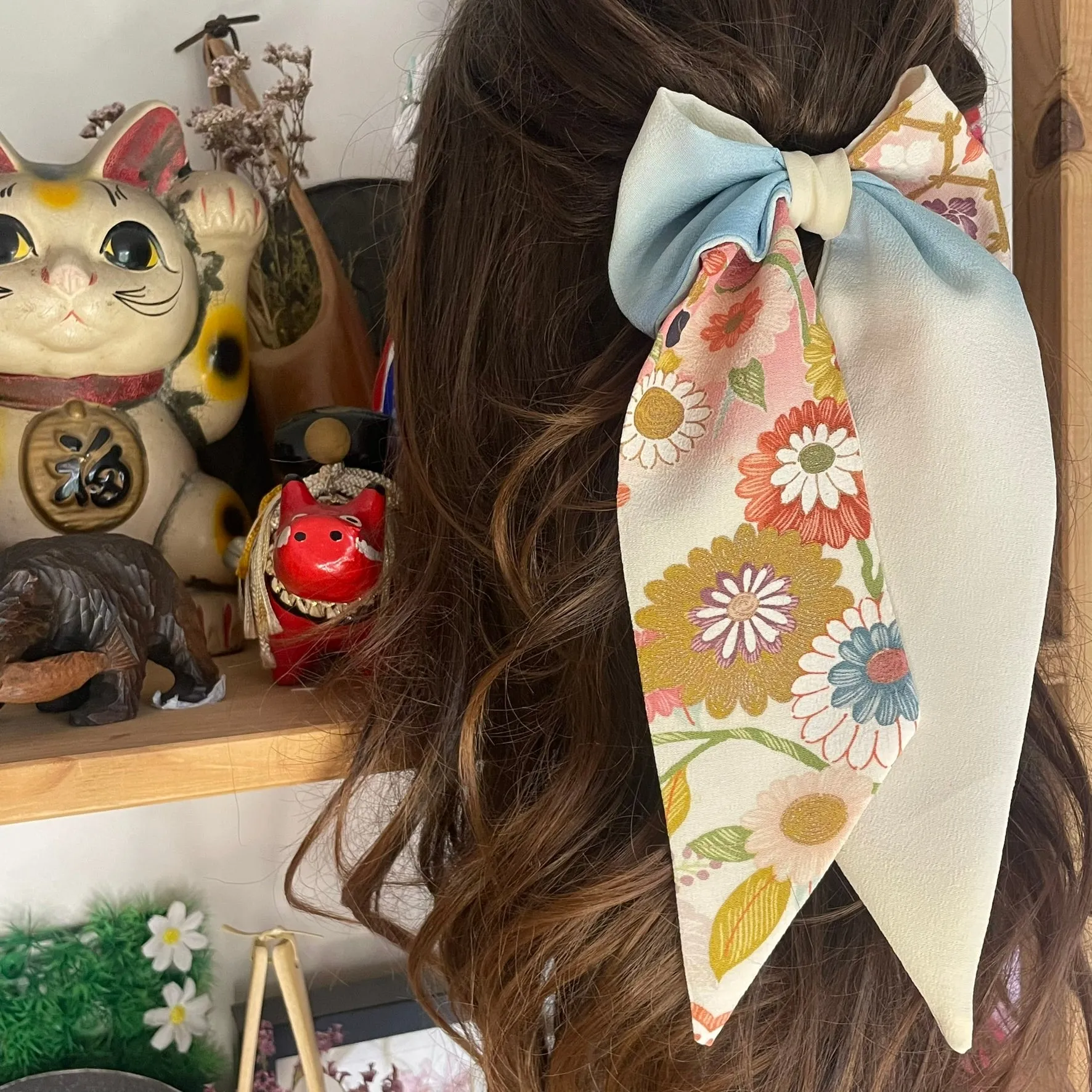 Kimono Bow Hair Clip