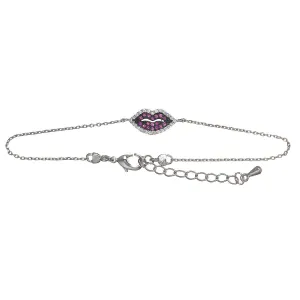 Kiss Me Pave' Crystal Bracelet